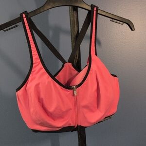 Victoria's Secret Pink Zip-Front Sports Bra